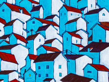 Load image into Gallery viewer, Neighbors by James Mattison, 36x48, Oil on Wood Canvas, 2024-ABT Modern
