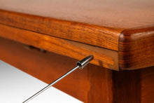 Load image into Gallery viewer, Mid-Century Scandinavian Modern Expansion Dining Table w/ Stow-in-Table Leaves in Teak by D-SCAN, c. 1970's-ABT Modern
