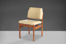 Load image into Gallery viewer, ON HOLD - Set of Six (6) Dining Chairs in Walnut and Original Vinyl in the Manner of Jens Risom, c. 1960s-ABT Modern
