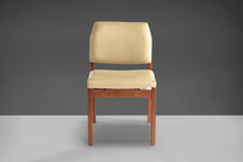 Load image into Gallery viewer, ON HOLD - Set of Six (6) Dining Chairs in Walnut and Original Vinyl in the Manner of Jens Risom, c. 1960s-ABT Modern
