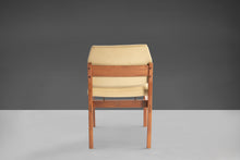 Load image into Gallery viewer, ON HOLD - Set of Six (6) Dining Chairs in Walnut and Original Vinyl in the Manner of Jens Risom, c. 1960s-ABT Modern
