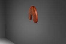 Load image into Gallery viewer, Organic Modern &quot;Arch&quot; Hanging Wall Art / Sculpture in Solid Sapele by Mark Leblanc for Leblanc Studios, USA, c. 2020&#39;s-ABT Modern
