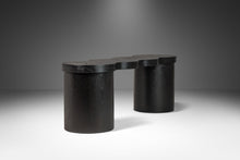 Load image into Gallery viewer, Organic Modern Hand-Shaped &amp; Turned Sculptural Bench in Solid Ebonized Ash by Mark Leblanc for Mark Leblanc Studios, USA, c. 2023-ABT Modern
