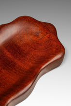 Load image into Gallery viewer, Organic Modern Serving Tray / Key Holder / Catch-All Hand-Carved in Solid Sapele by Mark Leblanc for Leblanc Studios, USA, c. 2020&#39;s-ABT Modern
