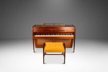 Load image into Gallery viewer, Original Piano Bench in Walnut &amp; Velour for the Baldwin Acrosonic Spinet Piano by Manual Arts, USA, c. 1960s-ABT Modern
