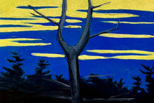 Load image into Gallery viewer, Osprey Nest by James Mattison, 12x24, Oil on Wood Canvas, 2024-ABT Modern
