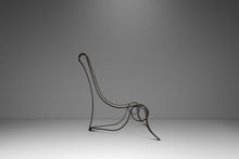 Load image into Gallery viewer, Oversized Modernist Wrought Iron Sculptural "Spine Chair" in the Manner of Andre Dubreuil, United States, c. 1980s-ABT Modern
