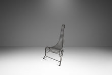 Load image into Gallery viewer, Oversized Modernist Wrought Iron Sculptural "Spine Chair" in the Manner of Andre Dubreuil, United States, c. 1980s-ABT Modern

