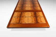 Load image into Gallery viewer, Ox Art Style Mid-Century Modern Teak Drop Leaf Table with Original Tile Design by Trion, Denmark, c. 1970s-ABT Modern
