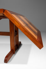 Load image into Gallery viewer, Ox Art Style Mid-Century Modern Teak Drop Leaf Table with Original Tile Design by Trion, Denmark, c. 1970s-ABT Modern
