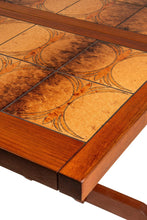 Load image into Gallery viewer, Ox Art Style Mid-Century Modern Teak Drop Leaf Table with Original Tile Design by Trion, Denmark, c. 1970s-ABT Modern
