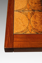 Load image into Gallery viewer, Ox Art Style Mid-Century Modern Teak Drop Leaf Table with Original Tile Design by Trion, Denmark, c. 1970s-ABT Modern
