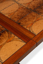 Load image into Gallery viewer, Ox Art Style Mid-Century Modern Teak Drop Leaf Table with Original Tile Design by Trion, Denmark, c. 1970s-ABT Modern
