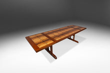 Load image into Gallery viewer, Ox Art Style Mid-Century Modern Teak Drop Leaf Table with Original Tile Design by Trion, Denmark, c. 1970s-ABT Modern
