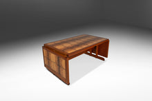 Load image into Gallery viewer, Ox Art Style Mid-Century Modern Teak Drop Leaf Table with Original Tile Design by Trion, Denmark, c. 1970s-ABT Modern
