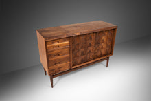 Load image into Gallery viewer, Patinaed Daniska Group Modernist Credenza with Button-Tufted Doors in Walnut by Salvatore Bevelacqua, USA, c. 1950s-ABT Modern

