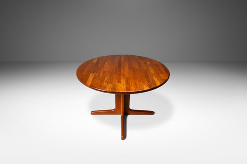 Petite Danish Modern Kitchenette Butcherblock Dining Table in Solid Teak by Tarm Stole for OG Møbelfabrik, Denmark, c. 1970's-ABT Modern