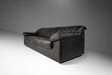 Load image into Gallery viewer, Post Modern Three Seat Sofa in Orignal Leather by Natuzzi Attributed to Pierluigi Cerri, Italy, c. 1990&#39;s-ABT Modern
