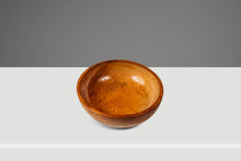 Load image into Gallery viewer, Post War Organic Modern Wood Turned Serving Bowl in Solid Hinoki Cedar, Occupied Japan, c. 1940s-ABT Modern
