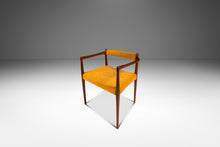 Load image into Gallery viewer, RARE Danish Mid-Century Modern Sculpted Armchair in Teak &amp; Velour by Helge Vestergaard Jensen for Peder Pederse, Denmark, c. 1960s-ABT Modern
