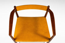 Load image into Gallery viewer, RARE Danish Mid-Century Modern Sculpted Armchair in Teak &amp; Velour by Helge Vestergaard Jensen for Peder Pederse, Denmark, c. 1960s-ABT Modern
