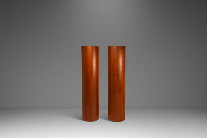 RARE Set of Two ( 2 ) Mid-Century Modern Art Deco Floor Lamps from Shelbourne Hotel, Miami Beach, USA, c. 1940s-ABT Modern