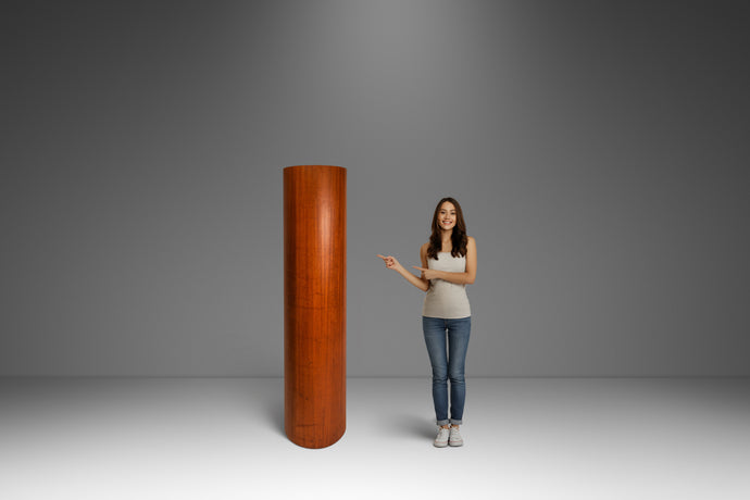 RARE Substantial Mid-Century Up Light Floor Lamp from Shelbourne Hotel, Miami Beach, USA, c. 1940s-ABT Modern