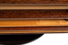 Load image into Gallery viewer, Rare Art Deco Organic Modern "Luxor" Armchair / Lounge Chair in Leather, Spruce &amp; Palmwood by Pacific Green, Australia, c. 2000s-ABT Modern
