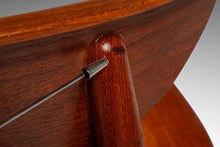 Load image into Gallery viewer, Rare Danish Mid-Century Modern Arm / Desk Chair in Teak by Harry Østergaard for Randers Møbelfabrik, Denmark, c. 1960s-ABT Modern
