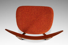 Load image into Gallery viewer, Rare Danish Mid-Century Modern Desk / Side Chair in Teak &amp; New Fabric by Harry Østergaard for Randers Møbelfabrik, Denmark, c. 1960s-ABT Modern
