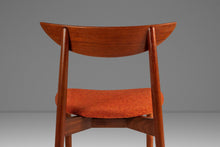 Load image into Gallery viewer, Rare Danish Mid-Century Modern Desk / Side Chair in Teak &amp; New Fabric by Harry Østergaard for Randers Møbelfabrik, Denmark, c. 1960s-ABT Modern
