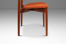 Load image into Gallery viewer, Rare Danish Mid-Century Modern Desk / Side Chair in Teak &amp; New Fabric by Harry Østergaard for Randers Møbelfabrik, Denmark, c. 1960s-ABT Modern
