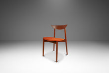 Load image into Gallery viewer, Rare Danish Mid-Century Modern Desk / Side Chair in Teak &amp; New Fabric by Harry Østergaard for Randers Møbelfabrik, Denmark, c. 1960s-ABT Modern
