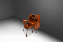 Load image into Gallery viewer, Rare Danish Mid-Century Modern Drop Down Secretary Desk in Walnut by Maurice Villency, Denmark, c. 1960s-ABT Modern
