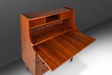Load image into Gallery viewer, Rare Danish Mid-Century Modern Drop Down Secretary Desk in Walnut by Maurice Villency, Denmark, c. 1960s-ABT Modern
