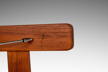 Load image into Gallery viewer, Rare Mid-Century Danish Modern Barstool in Teak &amp; Leather by Knud Bent for Korup Stolefabrik, Denmark, c. 1960s-ABT Modern

