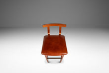 Load image into Gallery viewer, Rare Mid-Century Danish Modern Barstool in Teak &amp; Leather by Knud Bent for Korup Stolefabrik, Denmark, c. 1960s-ABT Modern
