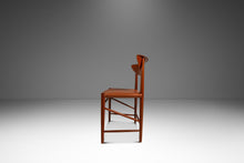 Load image into Gallery viewer, Rare Mid-Century Danish Modern Model 317 Chair in Teak and Leather by Peter Hvidt &amp; Orla Mølgaard for Søborg Møbelfabrik, Denmark, c. 1960s-ABT Modern
