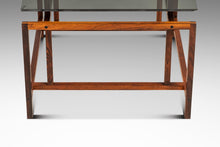 Load image into Gallery viewer, Rare Mid-Century Danish Modern Rosewood &amp; Smoked Glass End Table by Henning Nørgaard for Komfort of Denmark, c. 1960's-ABT Modern
