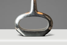 Load image into Gallery viewer, Rare Mid-Century Italian Modern Atomic Era Table Lamp in Solid Aluminum, Italy, c. 1960s-ABT Modern
