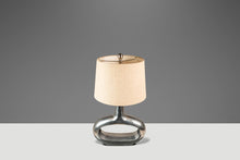 Load image into Gallery viewer, Rare Mid-Century Italian Modern Atomic Era Table Lamp in Solid Aluminum, Italy, c. 1960s-ABT Modern
