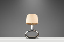 Load image into Gallery viewer, Rare Mid-Century Italian Modern Atomic Era Table Lamp in Solid Aluminum, Italy, c. 1960s-ABT Modern
