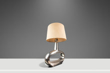 Load image into Gallery viewer, Rare Mid-Century Italian Modern Atomic Era Table Lamp in Solid Aluminum, Italy, c. 1960s-ABT Modern
