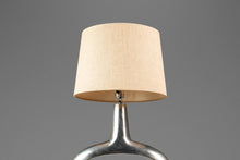 Load image into Gallery viewer, Rare Mid-Century Italian Modern Atomic Era Table Lamp in Solid Aluminum, Italy, c. 1960s-ABT Modern
