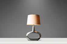 Load image into Gallery viewer, Rare Mid-Century Italian Modern Atomic Era Table Lamp in Solid Aluminum, Italy, c. 1960s-ABT Modern

