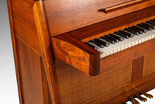 Load image into Gallery viewer, Rare Mid-Century Modern Baldwin Acrosonic Spinet Piano in Walnut, Brass &amp; Cane, USA, c. 1960s-ABT Modern
