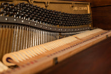 Load image into Gallery viewer, Rare Mid-Century Modern Baldwin Acrosonic Spinet Piano in Walnut, Brass &amp; Cane, USA, c. 1960s-ABT Modern
