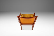 Load image into Gallery viewer, Rare Mid-Century Modern Cane-Backed Armchair in Walnut &amp; Bouclé by Michael Taylor for Baker Furniture (New World Collection), USA, c. 1960s-ABT Modern
