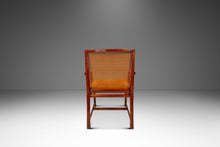 Load image into Gallery viewer, Rare Mid-Century Modern Cane-Backed Armchair in Walnut &amp; Bouclé by Michael Taylor for Baker Furniture (New World Collection), USA, c. 1960s-ABT Modern
