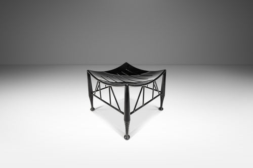 Rare Mid-Century Modern Egyptian Revival Ebonized 